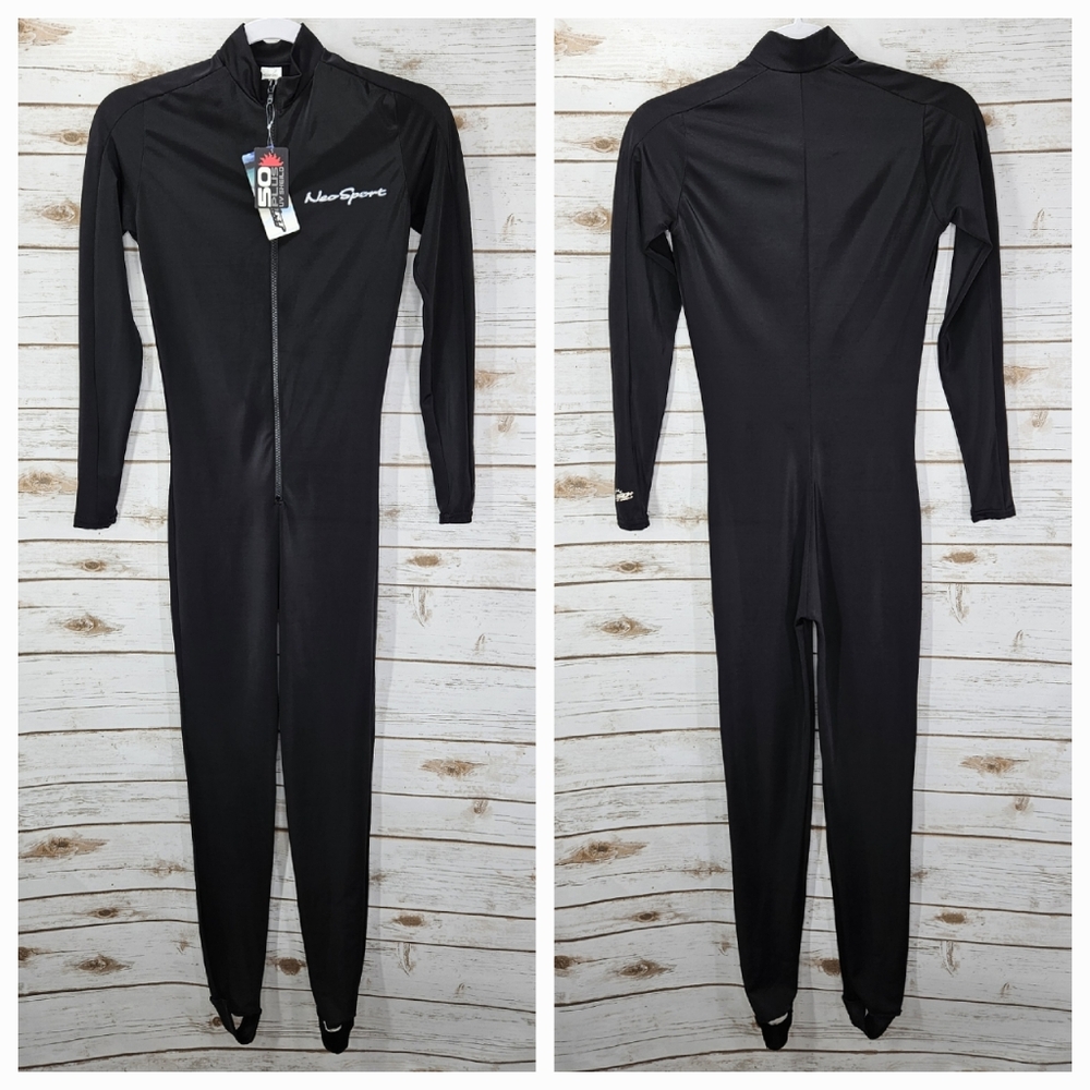 Neosport Wet Suit Black 50 Plus UV Sheild NWT Size Medium